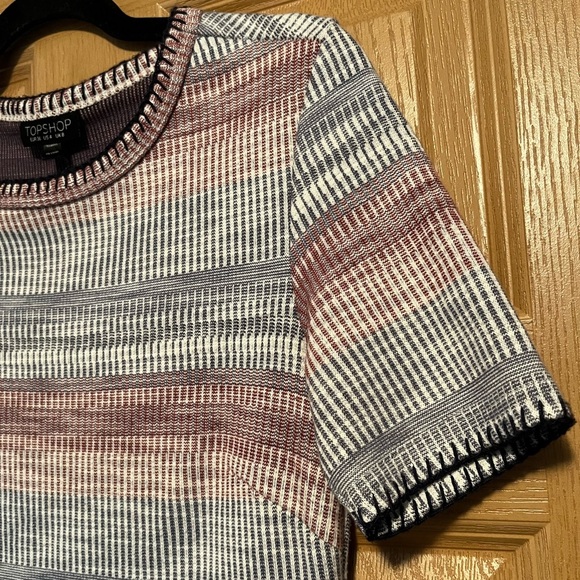 Striped Short Sleeve Dress - Picture 7 of 13